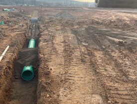 Kompletní realizace areálové kanalizace pro DEK TRADE v Českých Budějovicích