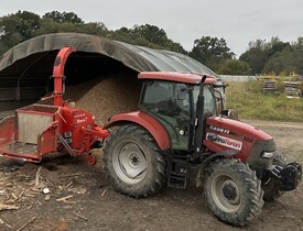 Štěpkovač na dřevní štěpku ve firmě ProTeren (Zdroj: ProTeren)